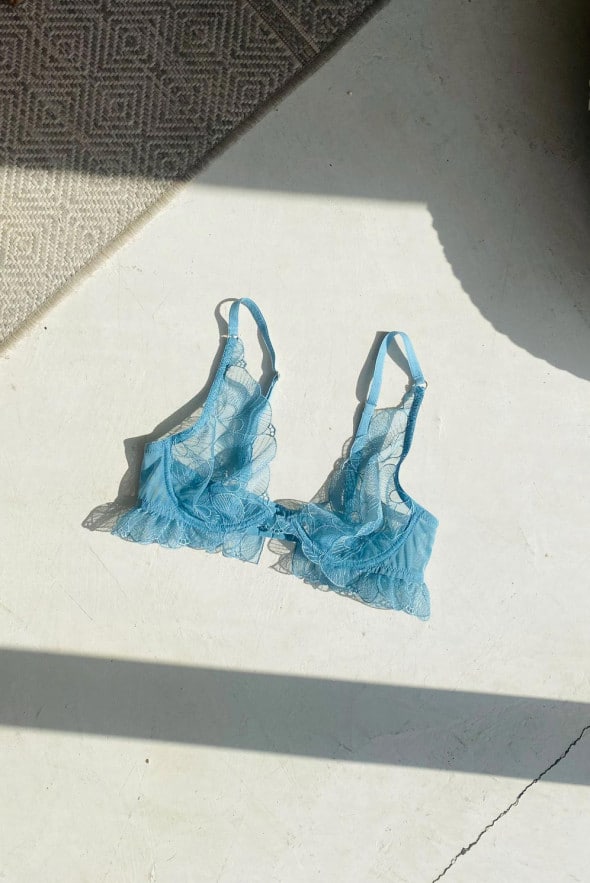 Plongeant Summertime bleu jolies mômes lingerie ethique