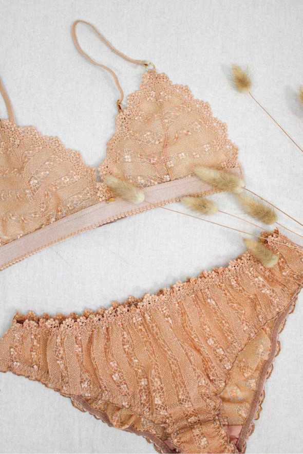 Bas culotte bloomer Andy - lingerie fine fabrication française