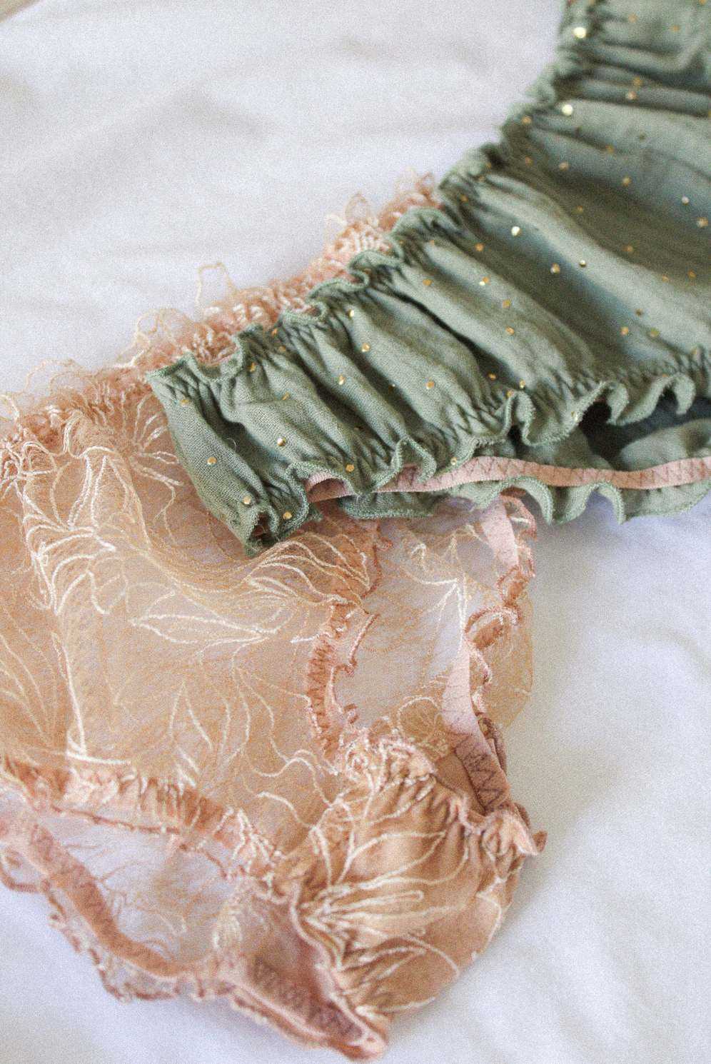 Bas culotte bloomer la Bohème - lingerie fine fabrication française