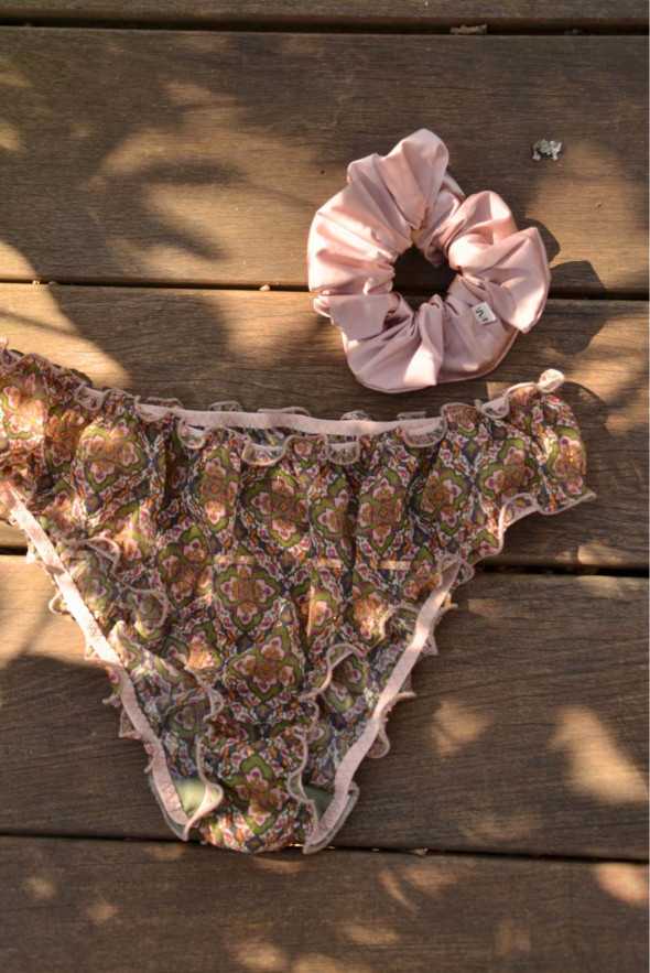 Bas culotte bloomer Pondichéry - lingerie fine fabrication française