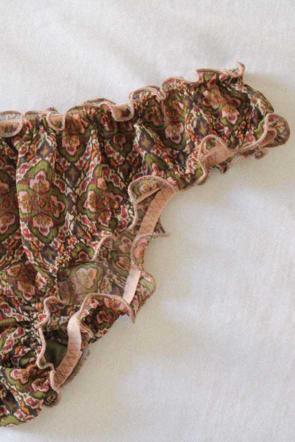 Bas culotte bloomer Pondichéry - lingerie fine fabrication française